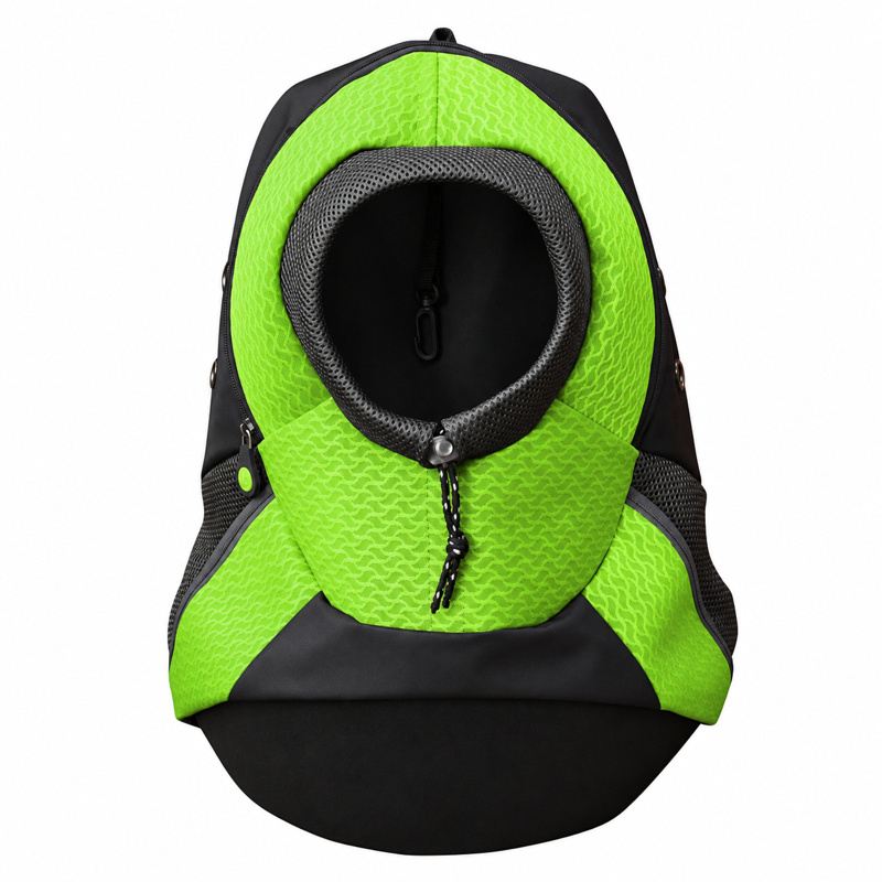 Lime Green Oval-Opening Dog Carrier Backpack
