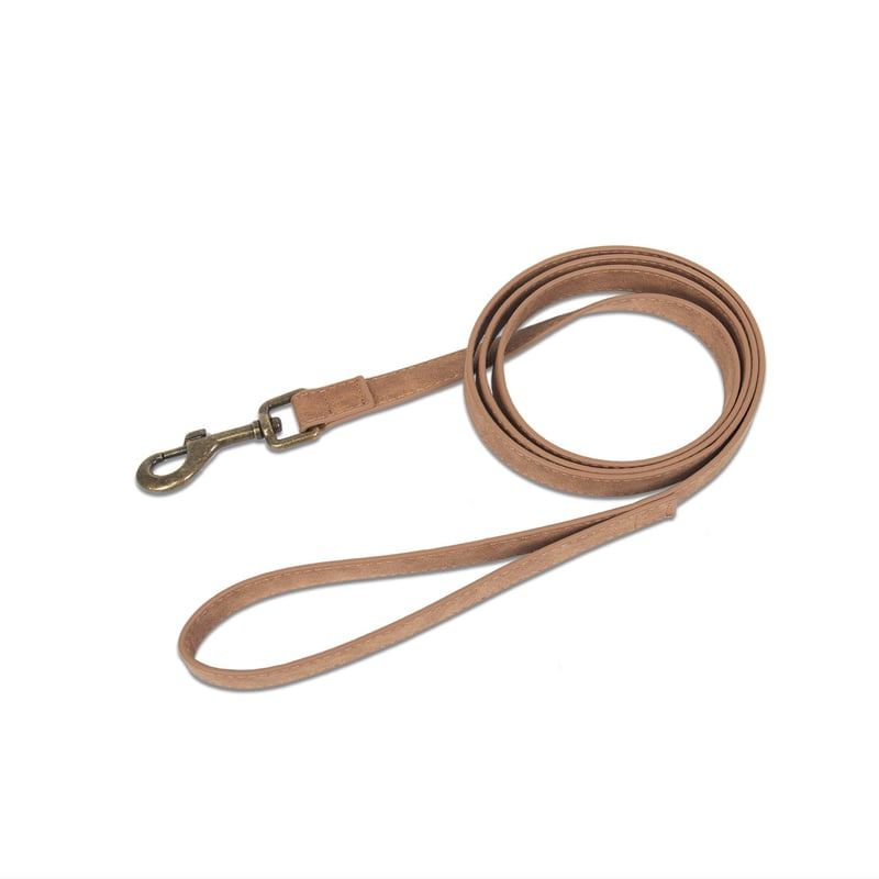 Light Tan Flat Dog Leash