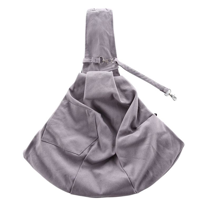 Gray Reversible Dog Sling Carrier