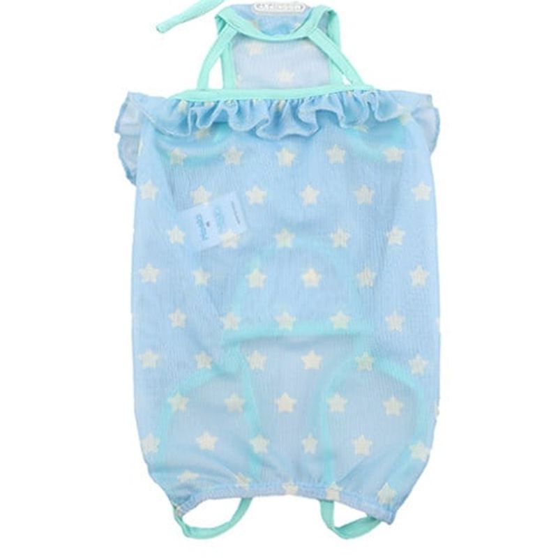 Blue Star Mesh Dog Vest with Ruffled Trim