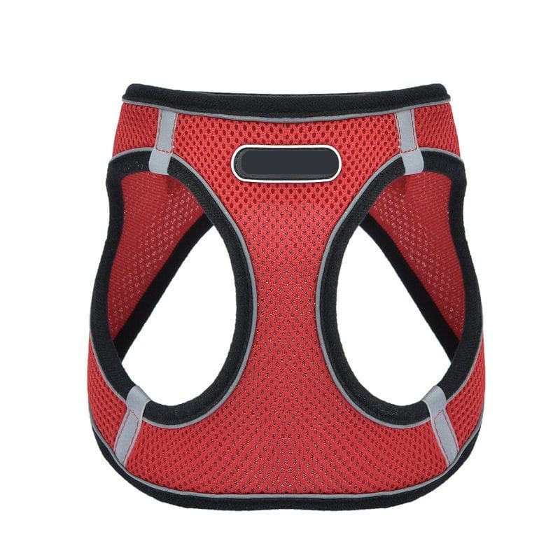 Red Mesh Cat Vest Harness
