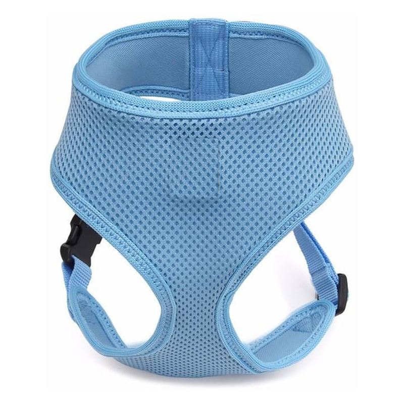 Sky Blue Mesh Overhead Dog Harness