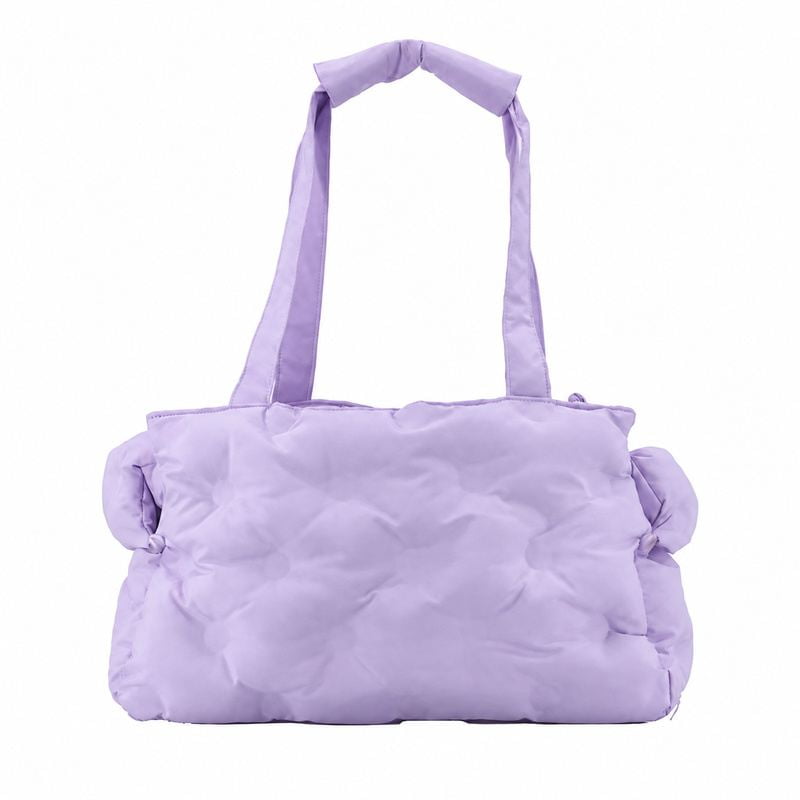 Lavender Quilted Pet Carrier Tote