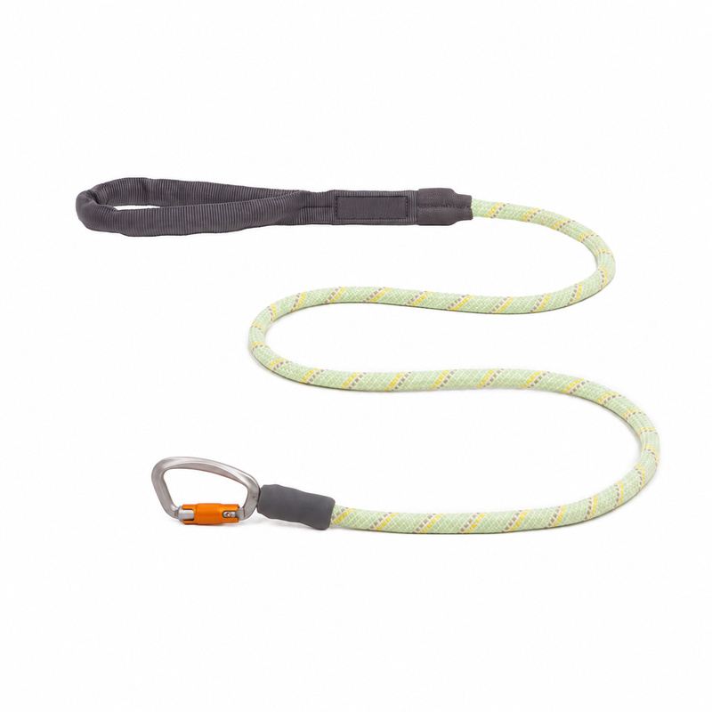 Lime Rope Dog Leash With Carabiner
